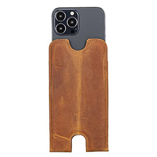 Solo Pelle Lederhülle für das iPhone 12/12 Pro / 13/13 Pro bis 6.1 Zoll Case Leder Hülle Ledertasche aus echtem Leder Sleeve