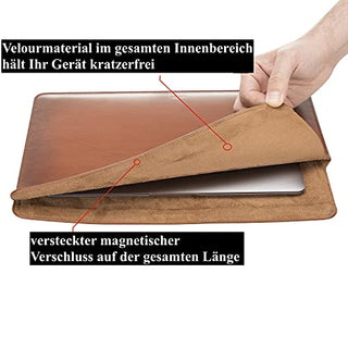 Solo Pelle Ledertasche für das MacBook Pro 13/14 Zoll Alvis