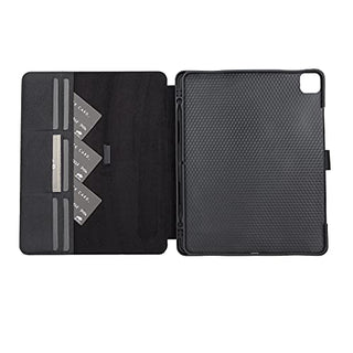 Solo Pelle magnetische abnehmbare Hülle geeignet für Apple iPad Pro 12,9" 2020 Hülle Echtleder Case aus echtem Leder. Unterstützt Pencil 2 und magnetisches Laden