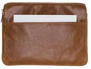 Solo Pelle Ledertasche für das Apple MacBook Pro und Air 13 Zoll, 12 Zoll & iPad Pro 12,9 Zoll Lederhülle Case Hülle Awenta aus echtem Leder