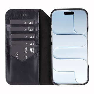 Solo Pelle Lederhülle kompatibel für iPhone Air in 6.5 Zoll abnehmbare Hülle (2in1) inkl. Kartenfächer geeignet für MagSafe Zubehör