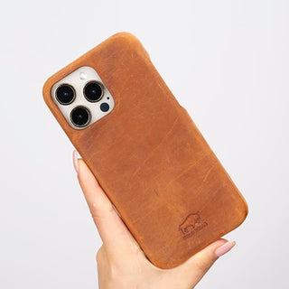 Solo Pelle Lederhülle für das iPhone 15 Pro Max in 6.7 Zoll Princeton Case Leder Hülle Ledertasche Backcover aus echtem Leder