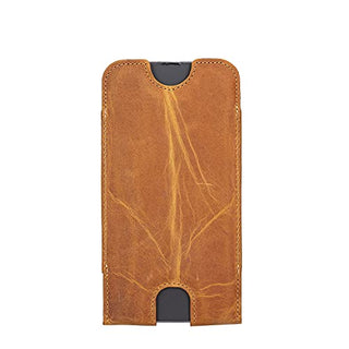 Solo Pelle Lederhülle für das iPhone 14 Plus / 14 Pro Max / 12 Pro Max / 13 Pro Max bis 6.7 Zoll Case Leder Hülle Ledertasche aus echtem Leder Sleeve