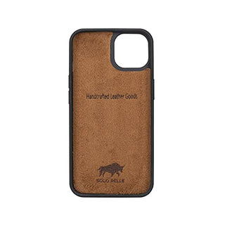 Solo Pelle Lederhülle kompatibel für iPhone 13 in 6.1 Zoll abnehmbare Hülle (2in1) Harvard Double inkl. 12 Kartenfächer für das original Apple iPhone 13