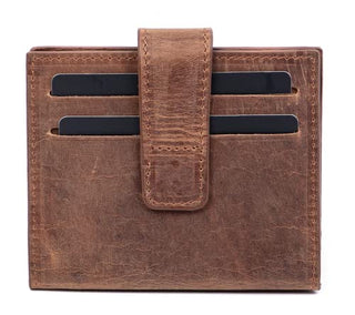 Solo Pelle Slim Wallet aus echtem Leder Platz für über 20 Karten Slimwallet Kartenetui Geldbörse für Männer und Damen