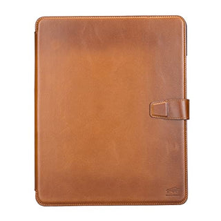 Solo Pelle abnehmbare Lederhülle Harvard geeignet für Apple iPad Pro 12.9" 2018 Hülle Cover Schwarz aus echtem Leder mit Stifthalter. Pencil 2 magnetisch Laden möglich. Dünnes Echtleder Smart Case Schutzhülle Tasche