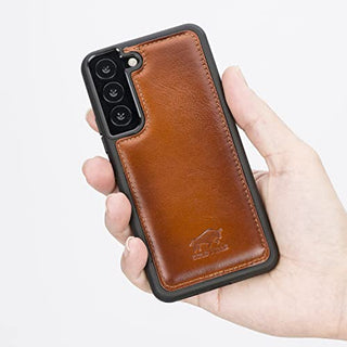 Solo Pelle Lederhülle für das Samsung Galaxy S22 Hülle aus echtem Leder, Model: Stanford