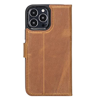 Solo Pelle Lederhülle kompatibel für iPhone 13 Pro Max in 6.7 Zoll abnehmbare Hülle (2in1) inkl. Kartenfächer für das original Apple iPhone 13 Pro Max