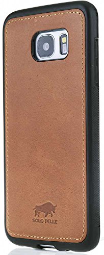 Solo Pelle Samsung S7 Case Lederhülle Ledertasche Backcover Flex aus echtem Leder
