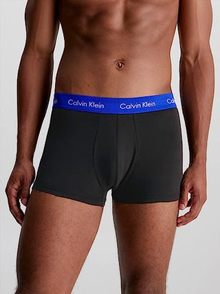 Calvin Klein Herren 3er Pack Boxershorts Low Rise Trunks Baumwolle mit Stretch