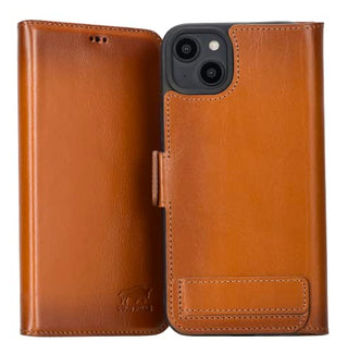 Solo Pelle aufklappbare Lederhülle kompatibel für iPhone 14 Plus in 6.7 Zoll inkl. 1 Kartenfach für das original Apple iPhone 14 Plus in 6.7 Zoll
