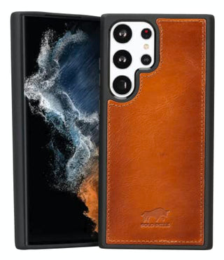 Solo Pelle Lederhülle für das Samsung Galaxy S23 Ultra Hülle aus echtem Leder, Model: Stanford