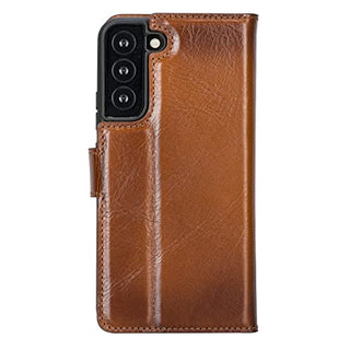 Solo Pelle Lederhülle Harvard kompatibel für das Samsung Galaxy S22 Plus / S22+ inklusive abnehmbare Hülle mit integrierten Kartenfächern