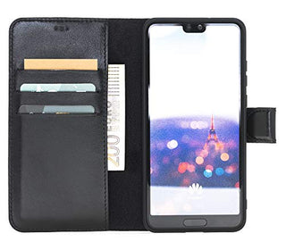 Solo Pelle Huawei P20 abnehmbare Lederhülle (2in1) inkl. Kartenfächer für das original Huawei P 20