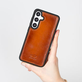Solo Pelle Lederhülle für das Samsung Galaxy S25 + Plus Hülle aus echtem Leder, Model: Stanford
