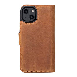 Solo Pelle Lederhülle kompatibel für iPhone 14 in 6.1 Zoll abnehmbare Hülle (2in1) inkl. Kartenfächer für das original Apple iPhone 14
