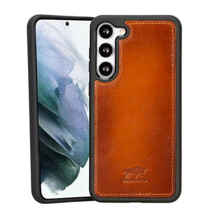 Solo Pelle Lederhülle für das Samsung Galaxy S24 + Plus Hülle aus echtem Leder, Model: Stanford