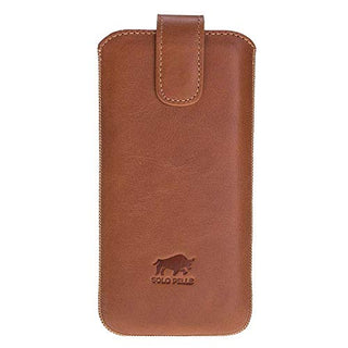 Solo Pelle Lederhülle kompatibel für das Apple iPhone XS Max Ledertasche unterstützt Qi-Ladung