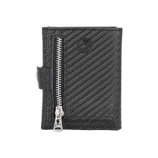 Solo Pelle NEU Slim Wallet mit Münzfach [12 Karten] Slimwallet Riva [RFID-Schutz] Kartenetui mit Münzfach [Leder] Smart Wallet für Männer und Damen
