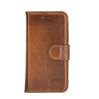 Solo Pelle Lederhülle kompatibel für iPhone 12 Mini in 5.4 Zoll abnehmbare Hülle (2in1) inkl. Kartenfächer für das original Apple iPhone 12 Mini