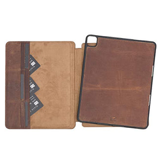 Solo Pelle magnetische abnehmbare Hülle geeignet für Apple iPad Pro in 10.9 (10. Generation) Hülle Echtleder Case aus echtem Leder. Unterstützt Pencil und magnetisches Laden