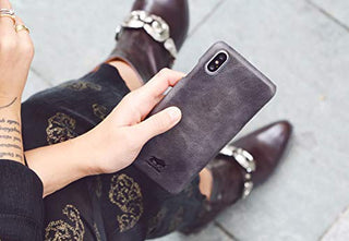 Solo Pelle iPhone XS Max Lederhülle Ledertasche Backcover Ultra Slim