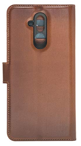 Solo Pelle Huawei Mate 20 Lite abnehmbare Lederhülle (2in1) inkl. Kartenfächer für das original Huawei Mate20 Lite