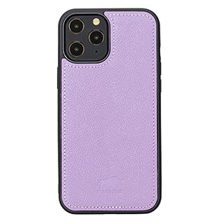 Solo Pelle Lederhülle kompatibel für iPhone 12 Pro Max in 6.7 Zoll abnehmbare Hülle (2in1) inkl. Kartenfächer für das original Apple iPhone 12 Pro Max (Violett)