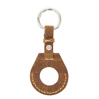 Solo Pelle Lederhülle kompatibel mit dem neuen AirTag 2021, AirTag Zubehör mit Schlüsselanhänger/Taschenanhänger/Kofferanhänger/Gepäckanhänger/Hundehalsband Anhänger