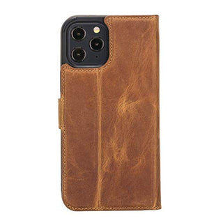 Solo Pelle Lederhülle kompatibel für iPhone 12 Pro Max in 6.7 Zoll abnehmbare Hülle (2in1) inkl. Kartenfächer für das original Apple iPhone 12 Pro Max