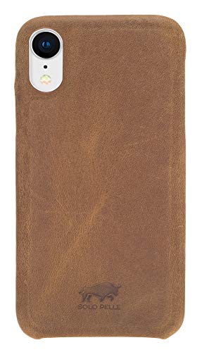 Solo Pelle iPhone XR Lederhülle Ledertasche Backcover - F360 Fullcover -