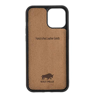 Solo Pelle Lederhülle kompatibel für iPhone 12/12 Pro in 6.1 Zoll abnehmbare Hülle (2in1) inkl. Kartenfächer für das original Apple iPhone