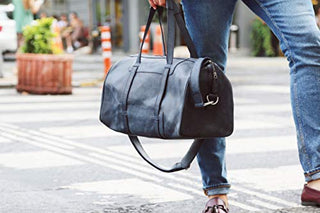 Solo Pelle - Premium Weekender Reisetasche, Sporttasche & Handgepäck aus Leder - Model: Elton
