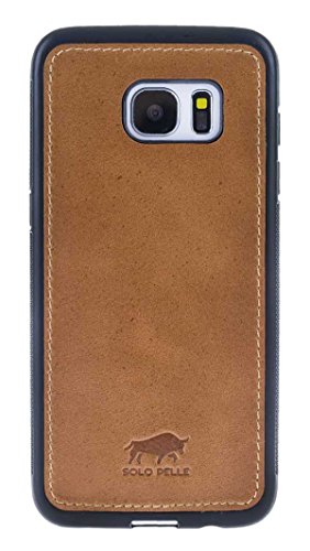 Solo Pelle Samsung S7 Case Lederhülle Ledertasche Backcover Flex aus echtem Leder