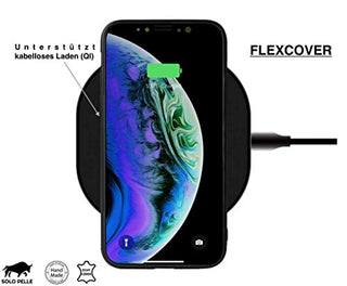 Solo Pelle iPhone XR Case Leder Hülle Ledertasche Backcover Flex Lederhülle aus echtem Leder