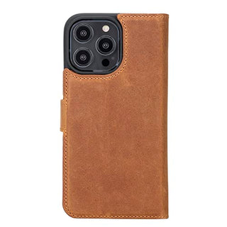 Solo Pelle Lederhülle kompatibel für iPhone 14 Pro Max in 6.7 Zoll abnehmbare Hülle (2in1) inkl. Kartenfächer für das original Apple iPhone 14 Pro Max in 6.7