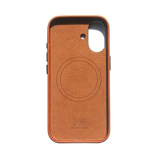 Solo Pelle Lederhülle für das iPhone 17 in 6.3 Zoll Princeton Case Cognac Braun Leder Hülle Ledertasche Backcover aus echtem Leder geeignet für MagSafe Zubehör
