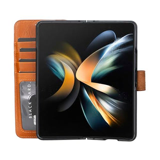 Solo Pelle Lederhülle kompatibel Samsung Galaxy Z Fold 5 5G Hülle für Galaxy Z Fold 5 stoßfeste Lederhülle