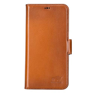 Solo Pelle aufklappbare Lederhülle kompatibel für iPhone 14 Plus in 6.7 Zoll inkl. 1 Kartenfach für das original Apple iPhone 14 Plus in 6.7 Zoll
