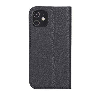 Solo Pelle aufklappbare Lederhülle kompatibel für iPhone 12 Mini in 5.4 Zoll inkl. 1 Kartenfach für das original Apple iPhone 12 Mini