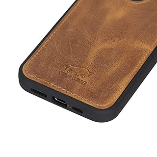 Solo Pelle Lederhülle für das iPhone 13 Pro in 6.1 Zoll Stanford Case Leder Hülle Ledertasche Backcover aus echtem Leder