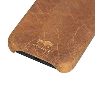 Solo Pelle Lederhülle für das iPhone 13 in 6.1 Zoll Princeton Case Leder Hülle Ledertasche Backcover aus echtem Leder
