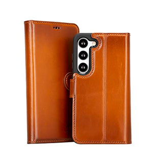 Solo Pelle Lederhülle Harvard kompatibel für das Samsung Galaxy S23 Plus / S23+ inklusive abnehmbare Hülle mit integrierten Kartenfächern