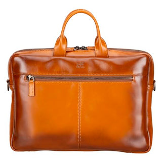 Solo Pelle Leder Aktentasche I Businesstasche I Arbeitstasche I Reisetasche I Tasche Apollo MacBook Pro 16 Zoll/MacBook Air 15 M2