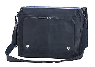 Solo Pelle Business Messenger Tasche/Umhängetasche College Tasche aus echtem Leder Model: Hero