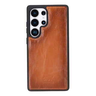 Solo Pelle Lederhülle Harvard kompatibel für das Samsung Galaxy S25 Ultra RFID inklusive abnehmbare Hülle mit integrierten Kartenfächern RFID