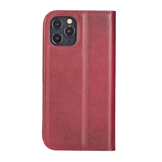 Solo Pelle aufklappbare Lederhülle kompatibel für iPhone 12 I 12 Pro in 6.1 Zoll inkl. 1 Kartenfach für das original Apple iPhone 12 und 12 Pro
