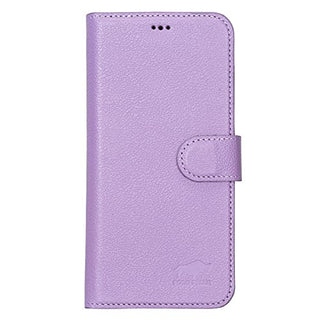 Solo Pelle Lederhülle kompatibel für iPhone 12 Pro Max in 6.7 Zoll abnehmbare Hülle (2in1) inkl. Kartenfächer für das original Apple iPhone 12 Pro Max (Violett)