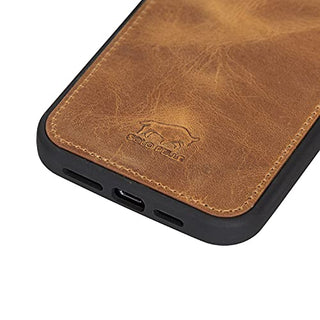 Solo Pelle Lederhülle für das iPhone 13 Pro Max in 6.7 Zoll Stanford Case Leder Hülle Ledertasche Backcover aus echtem Leder