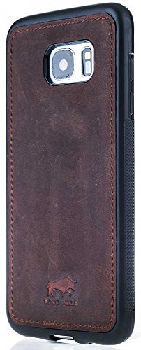 Solo Pelle Samsung S7 Edge Case Lederhülle Ledertasche Backcover Flex aus echtem Leder